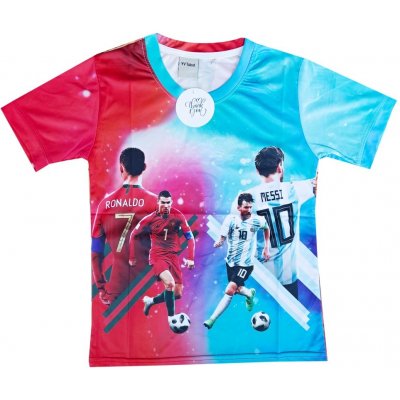 Numberoplus Dětský fotbalový dres tričko Messi 10 a Ronaldo 7 – Zboží Dáma