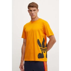 adidas Originals bavlněné tričko oranžová s potiskem IX6749