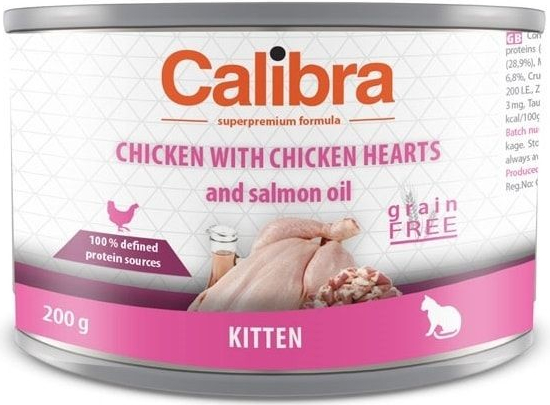 Calibra Kitten kuře & kuřecí srdíčka 0,2 kg
