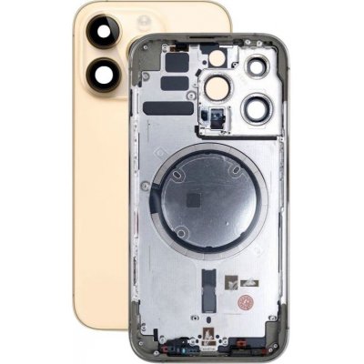 Kryt Apple iPhone 14 Pro - Zadní Housing (Gold), Gold – Zboží Živě