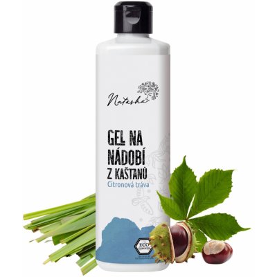 Natasha Gel na nádobí z kaštanů Citronová tráva 500 ml – Zboží Dáma
