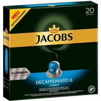 Jacobs Decaffeinato Lungo Nespresso 20 ks