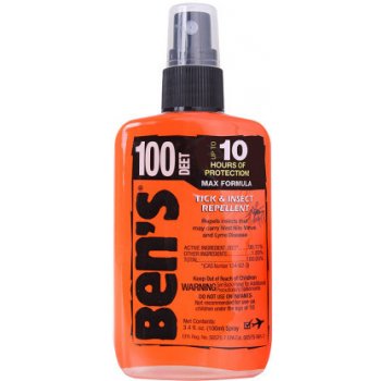 Ben's 100% Deet Max Tick & Insect repelent 100 ml