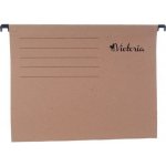 VICTORIA Závěsné zakládací desky, A4, béžové 25 ks – Zboží Živě