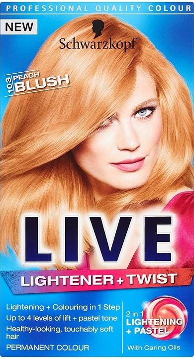 Schwarzkopf Live Lightener & Twist barva na vlasy Peach Blush 103 50 ml od  115 Kč - Heureka.cz