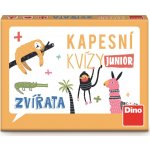 Dino Kapesní kvízy Junior zvířata – Zboží Dáma
