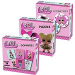 Spin Master L.O.L trojitá zábava puzzle karty domino – Zboží Živě