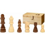 Šachové figurky Remus (výška krále 89 mm) v dřevěné krabičce – Zboží Mobilmania