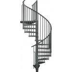 Myron Ø 160 cm, výška patra 352,5 cm antracit – Zboží Mobilmania