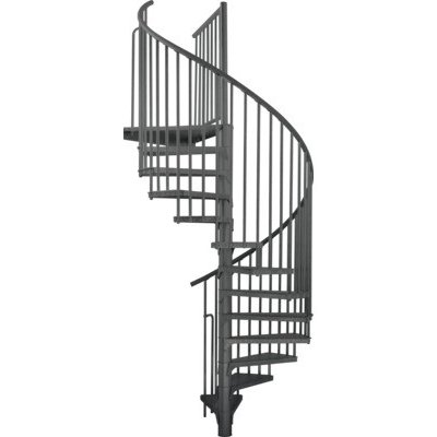 Myron Ø 160 cm, výška patra 352,5 cm antracit – Zboží Mobilmania