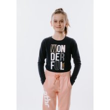 AUTHORITY Dívčí tričko s dlouhým rukávem KIDS-T-WONDERFUL navy