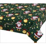 Bellatex ubrus VÁNOCE 120x140cm vánoční motiv zelený – Zboží Dáma