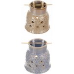Indecor Aroma lampa keramická 10 x 10 x 11 cm ASS hnědá – Zboží Dáma