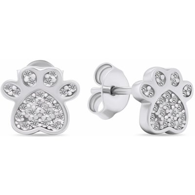 Brilio Silver náušnice EA590W – Zbozi.Blesk.cz