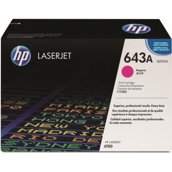 HP 643A originální tonerová kazeta purpurová Q5953A