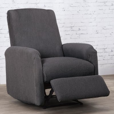 Nueva Textura strečový potah na relaxační křeslo Niagara antracitový š.70 - 90 cm – Zboží Mobilmania