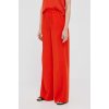 Dámské klasické kalhoty Calvin Klein dámské kalhoty oranžová široké high waist K20K205857
