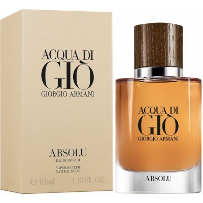 Giorgio Armani Acqua di Gio Absolu parfémovaná voda pánská 40 ml – Hledejceny.cz