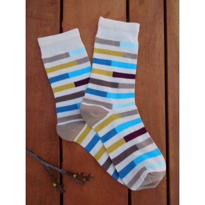 Trepon Pestrobarevné ponožky ANTONY Béžová – Zboží Mobilmania