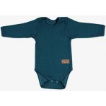 Dětské body s dlouhým rukávem ELEMENTS JAPITEX modrá – Hledejceny.cz