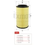 Filtr vzduchu man tgs, tgx d2066lf07-d3876lf03 od 10.2007 0258600_A – Hledejceny.cz