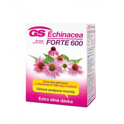 GS Echinacea Forte 600 30 tablet – Hledejceny.cz