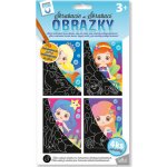 ARGUS Kreativní tvoření škrabací obrázky mořská panna – Zboží Dáma