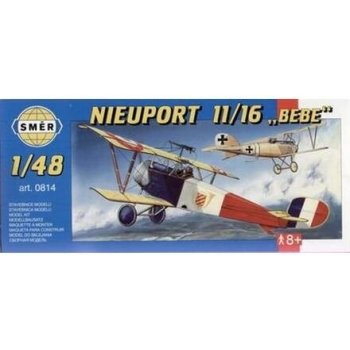 Směr Model Nieuport Bebe 12 9x16 2cm v krabici 31x13 5x3 5cm 11:16