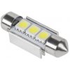 Xenonové výbojky Automobilová žárovka LED (Canbus) SV8,5 11x36mm 3x5050 SMD, bílá