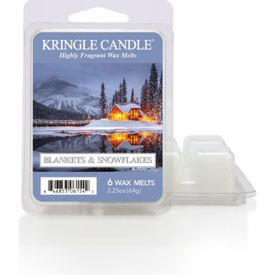 Kringle Candle Blankets & Snowflakes vonný vosk 64 g – Zboží Dáma