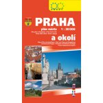 Praha a okolí 1:20 000 plán města – Hledejceny.cz