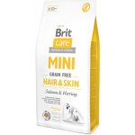 Brit Care Mini Grain-free Hair & Skin Salmon & Herring 7 kg – Zboží Mobilmania