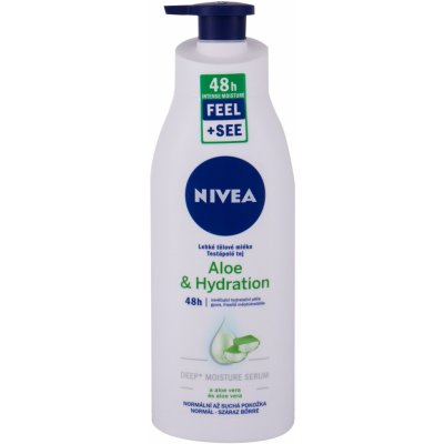 Nivea Aloe & Hydration lehké tělové mléko 625 ml – Zboží Mobilmania