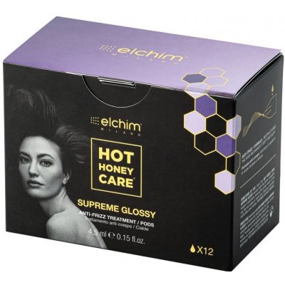 Elchim Hot Honey Care Supreme Glossy Kapsle proti krepatění vlasů 12 x 4,5 ml – Hledejceny.cz