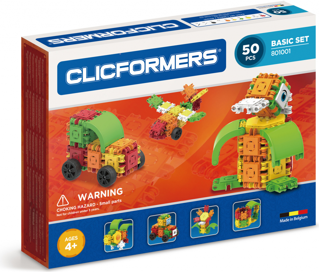 Clicformers stavebnice 50 ks