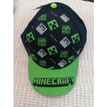 Kšiltovka Minecraft Creeper zelená