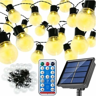 SOLAR R24/15 Solární světelný řetěz teplá bílá, 15LED/15Metrů – Hledejceny.cz