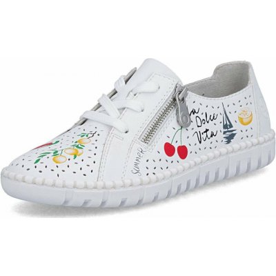 Rieker Dámské polobotky M2310 80 bílá S6 – Sleviste.cz