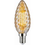 Paulmann LED svíčka E14 4,7W zlatá kroucená stmívací 28709 – Hledejceny.cz