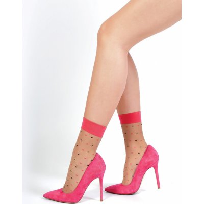 Knittex dámské ponožky 12306 Miss 20 DEN nero-rose