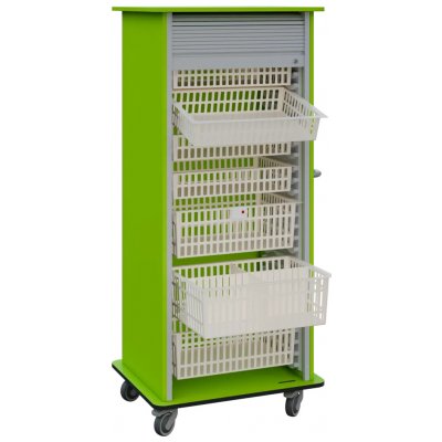 DEXTER 27 ABS vozík boxový, roletový, 1780x780x620 mm, jarní zeleň – Hledejceny.cz