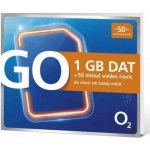 Předplacená karta O2 GO 1GB DAT – Zboží Mobilmania