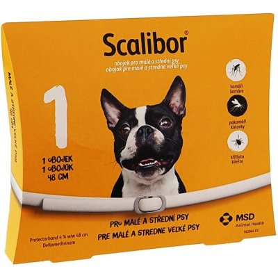 SCALIBOR antiparazitní obojek pro psy 48 cm 2 ks – HobbyKompas.cz