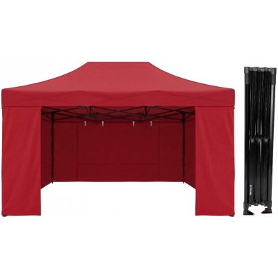TENTino STEEL HEXAGON 3x4,5 m 7A - ČERVENÁ – Zboží Dáma