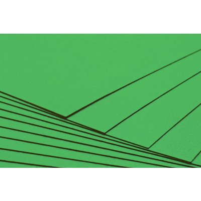 Tvrdý kreativní papír zelený A4 - 300g – Zboží Mobilmania
