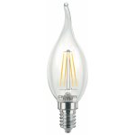 Century LED FILAMENT SVÍČKA PLAMEN ČIRÁ 4W E14 2700K 470Lm 360d 35x118mm IP20 CEN INM1C-041427 Teplá bílá Čirá – Hledejceny.cz