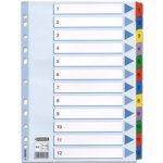 Rozlišovač 1-12 karton MYLAR color – Hledejceny.cz