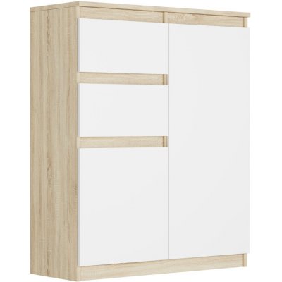 Framire Komoda se skříňkami a šuplíky Sonoma Mix 80 x 40 x 98 cm Modern S2 – Hledejceny.cz