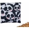 Hřejivý polštářek VFstyle nahřívací polštářek s třešňovými peckami 20x20 cm Panda