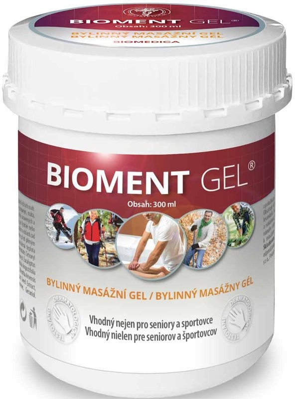Biomedica Bioment masážní gel 300 ml
